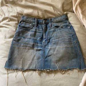 Madewell A-line skirt